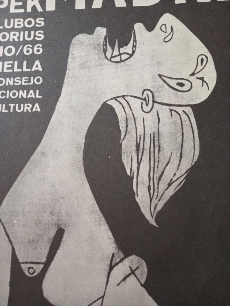 Film affiche Tsjechoslowakije ontwerp Cuba 1970, Ophalen of Verzenden, Gebruikt, A1 t/m A3, Film en Tv