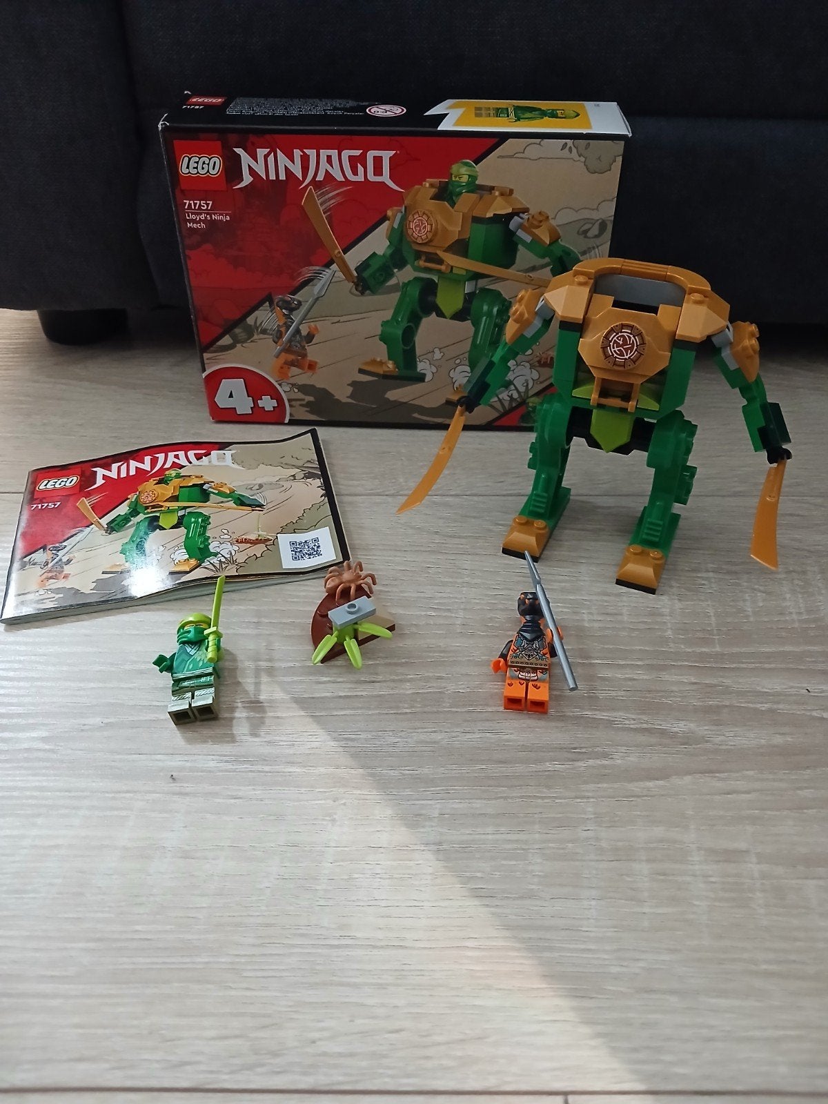 Lego ninjago 71757 lloyd's ninja, Lego, Ophalen of Verzenden, Zo goed als nieuw, Compleet