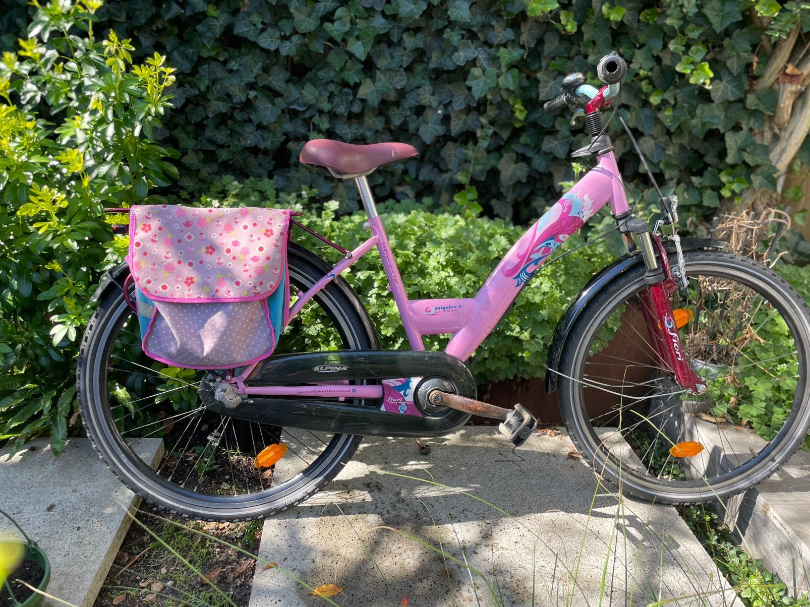 Meisjes fiets, 26 inch, Alpina GirlPower, Fietsen en Brommers, Fietsen | Meisjes, Terugtraprem, Gebruikt, Versnellingen, Ophalen