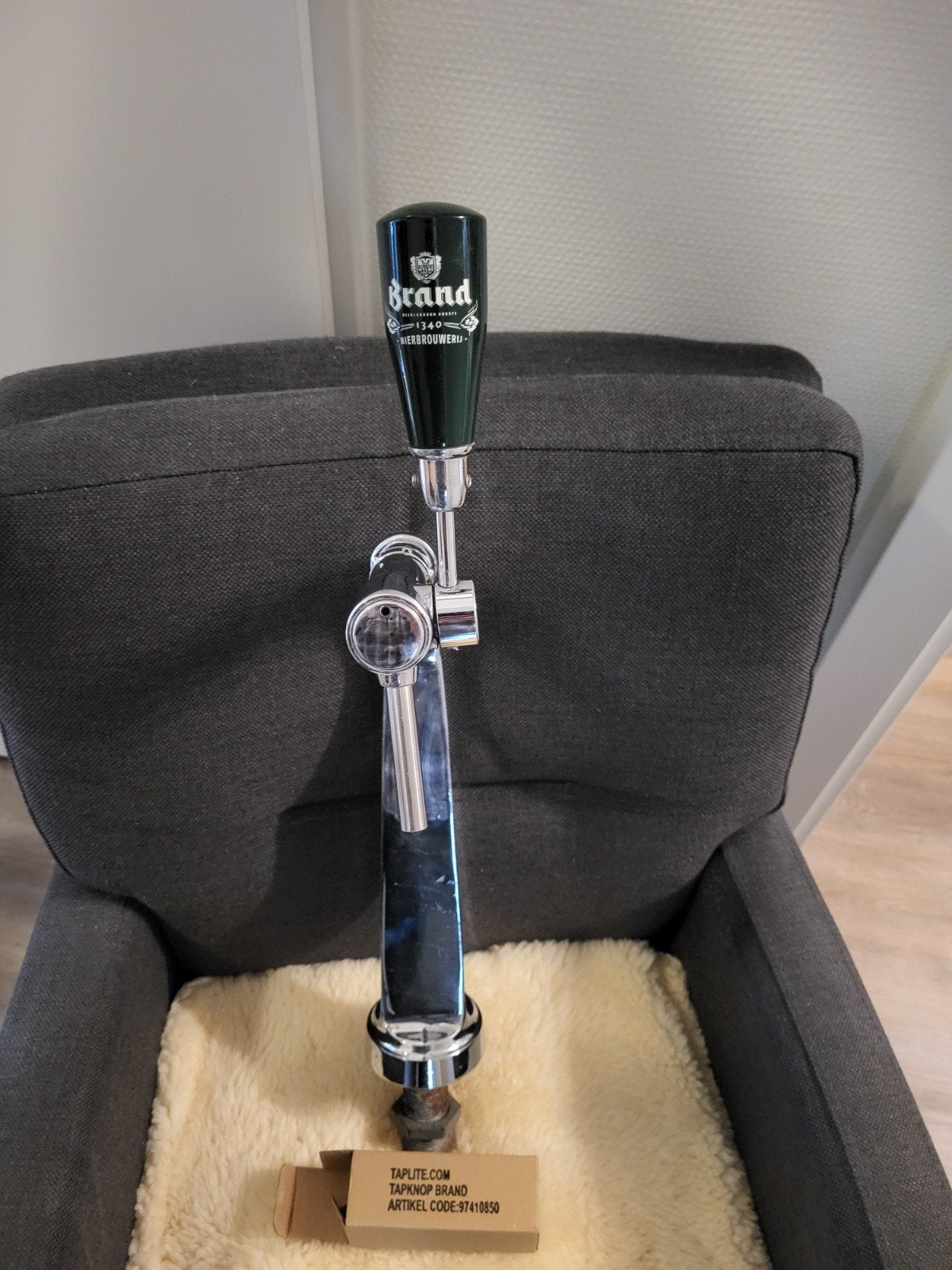 mooie Biertap van Brand bier Nieuwe Tapruiter Enz, Ophalen of Verzenden, Gebruikt