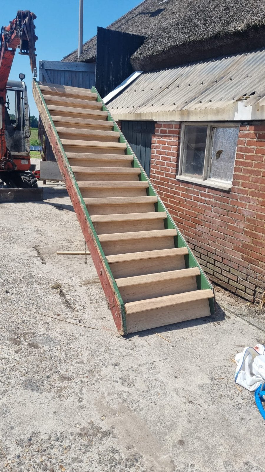 Trap gebruikt, Doe-het-zelf en Verbouw, Ladders en Trappen, Ophalen, Zo goed als nieuw, Minder dan 2 meter