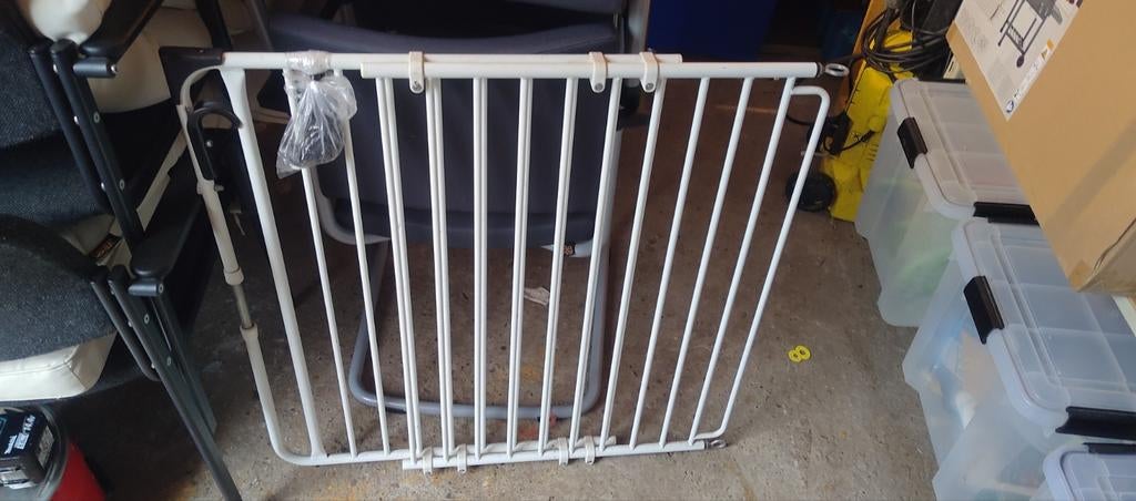 Verstelbaar traphekje voor kinderen en honden te gebruiken, Kinderen en Baby's, Traphekjes, Ophalen, Metaal of IJzer, Klemhekje