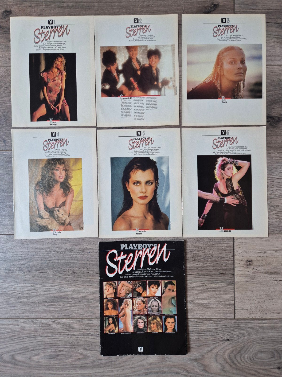 Playboy's Sterren - Complete set (deel 1 t/m 6), Ophalen of Verzenden, 1980 tot heden, Nederland, Tijdschrift