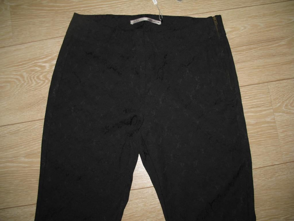 Steps Broek Hoge Taille Zwart Gobelin Vintage, Kleding | Dames, Broeken en Pantalons, Zwart, Nieuw, Ophalen of Verzenden, Steps
