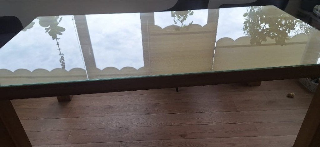 Eettafel, Ophalen, 200 cm of meer, Zo goed als nieuw, Vijf personen of meer
