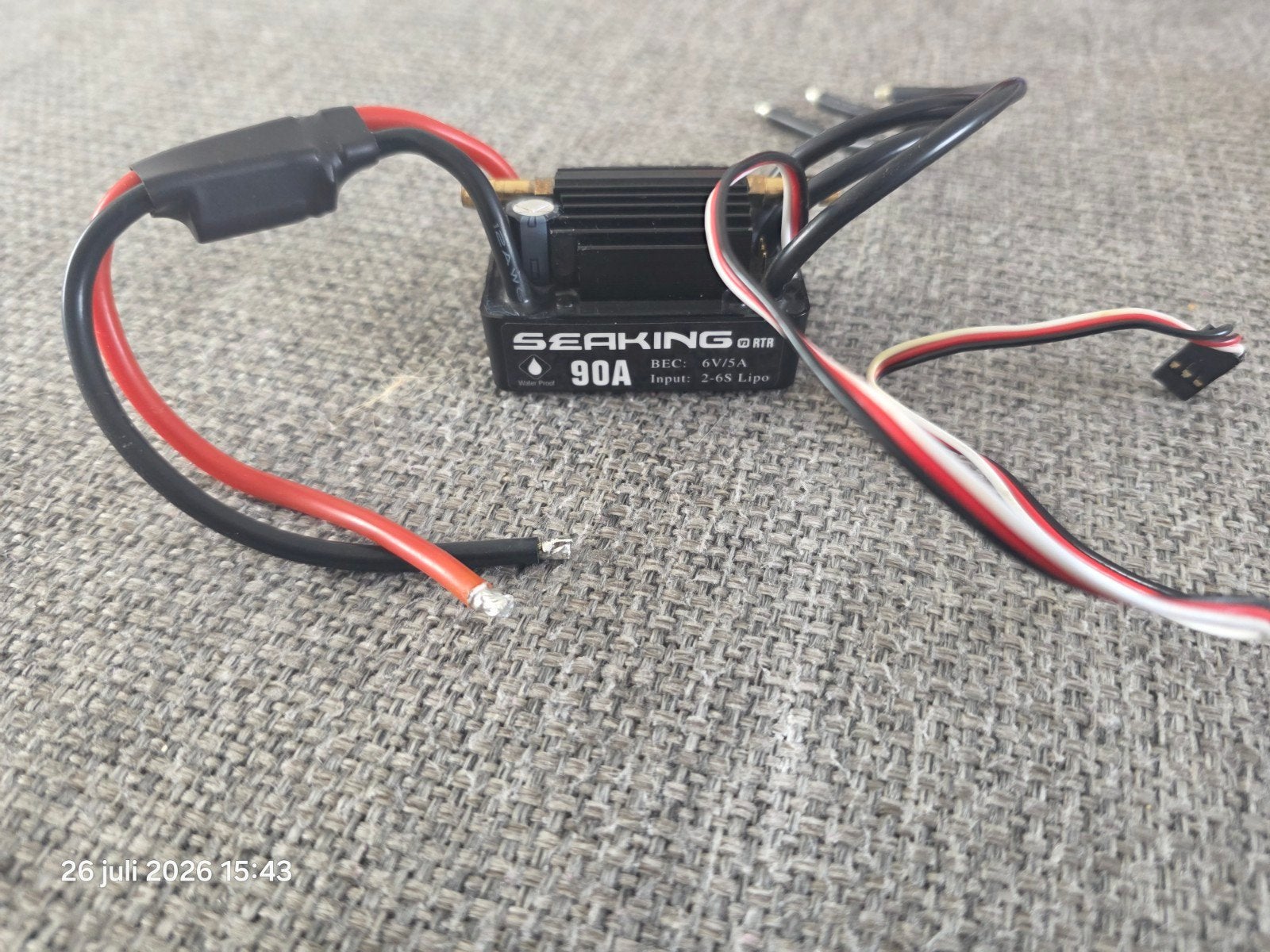 SEAKING 90A ESC - Elektronische Snelheidsregelaar, Ophalen of Verzenden, Gebruikt, Overige merken