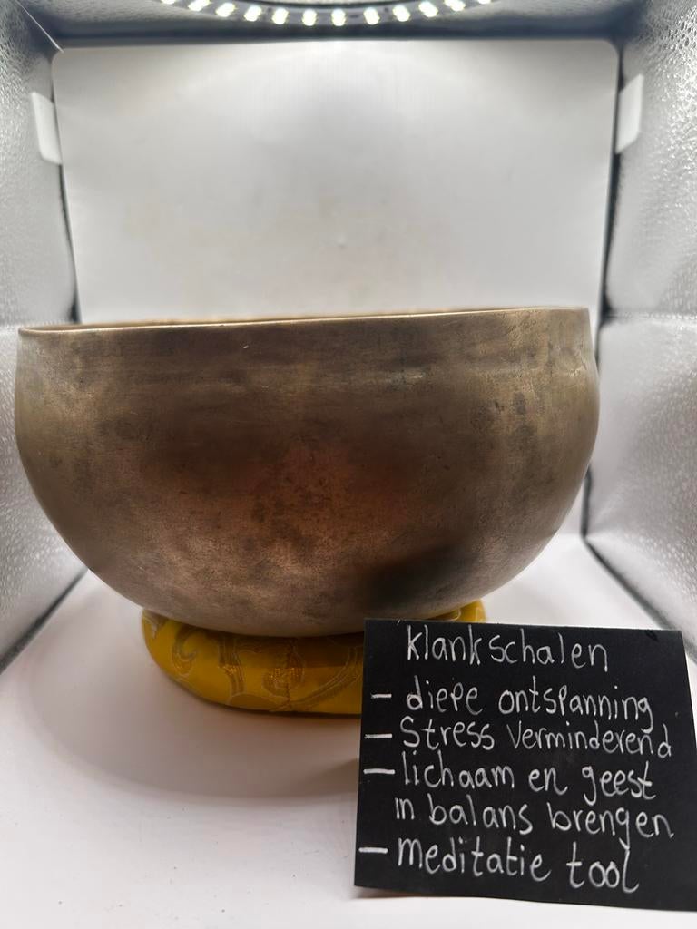 Antieke klankschaal, Antiek en Kunst, Ophalen of Verzenden