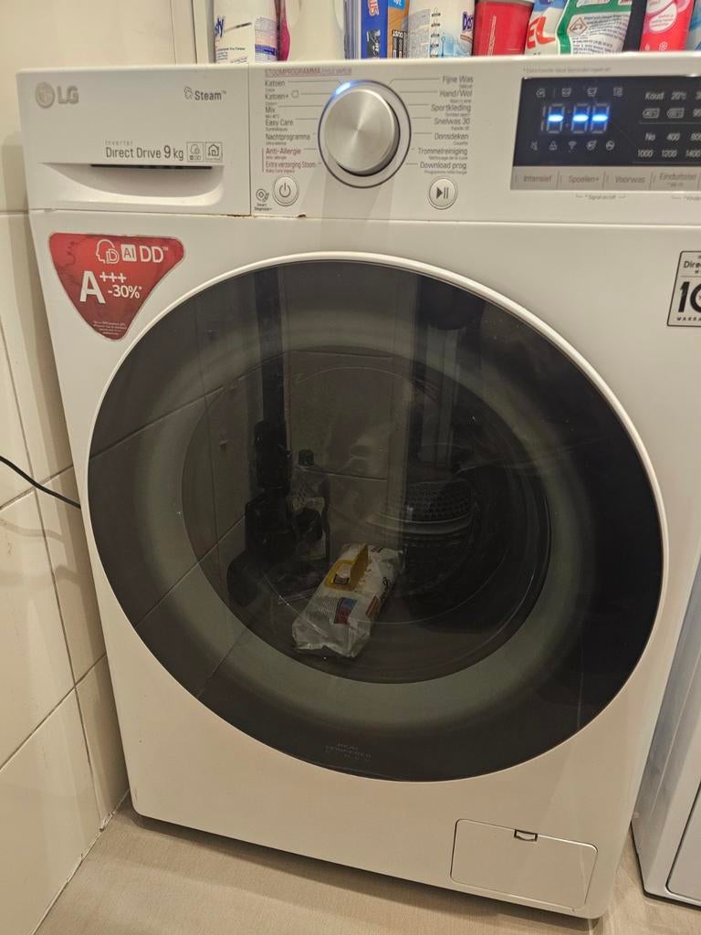 Let op! LG wasmachine trommel draait moeizaam., Ophalen of Verzenden, 85 tot 90 cm