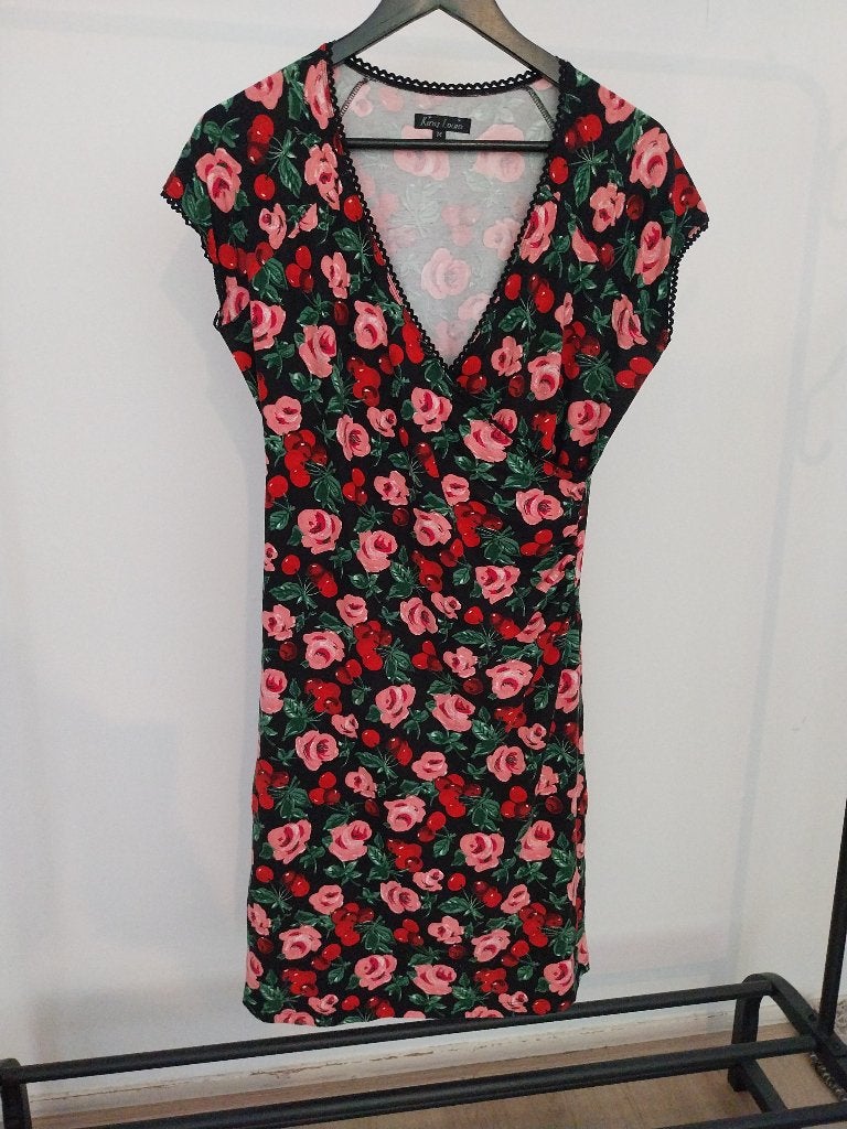 Prachtige jurk King Louie maat M, Kleding | Dames, Jurken, Maat 38/40 (M), Ophalen of Verzenden, Zo goed als nieuw, King Louie