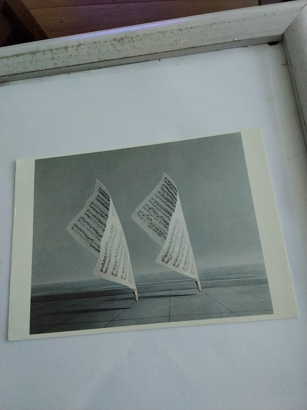 kaart: Muzieknoten als Zeilen  Jeroen Henneman 1978, Verzamelen, Ophalen of Verzenden, 1980 tot heden, Gelopen