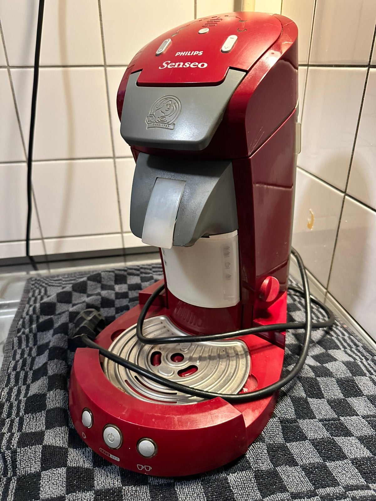 Senseo Latte Select rood, Koffiemachine, Ophalen of Verzenden, Niet werkend, 2 tot 4 kopjes