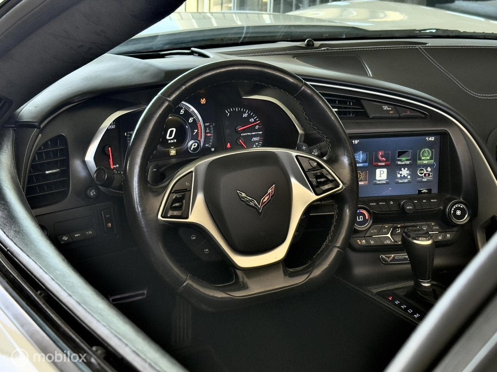 Chevrolet USA Corvette 6.2 3LT Stingray |HUD|Carbon|Memory, Auto's, Chevrolet, Automaat, Achterwielaandrijving, Gebruikt, Wit