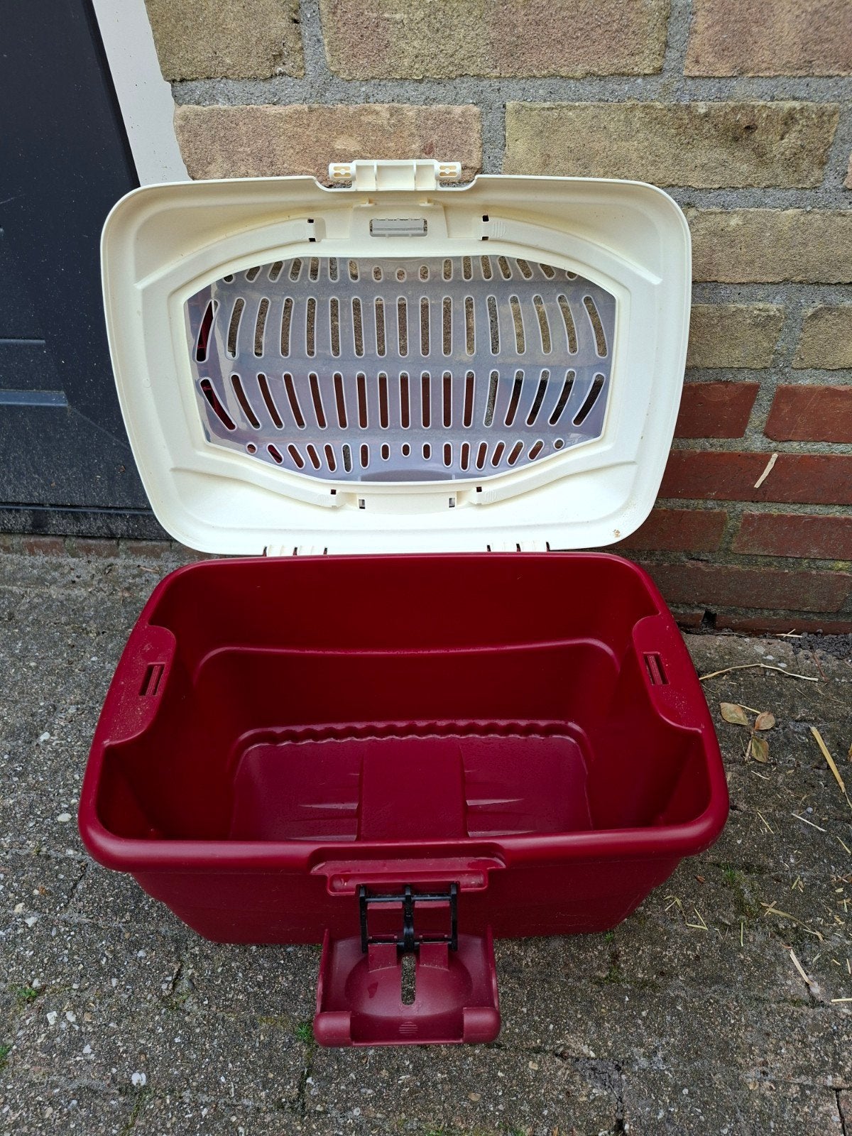 Reismandje voor konijn of cavia, ca. 40x25x25 cm, Ophalen, Zo goed als nieuw, Transportkoffer of -box