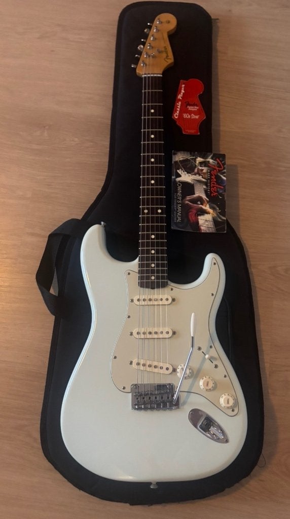 Fender Classic Player '60s Strat Sonic Blue Custom shop, Muziek en Instrumenten, Snaarinstrumenten | Gitaren | Elektrisch, Ophalen of Verzenden