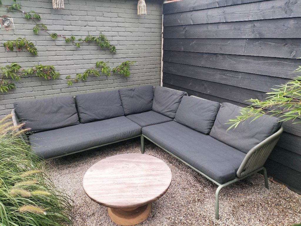 Loungeset Kopenhagen - legergroen en antraciet - Karwei, Ophalen, Gebruikt, Bank, Loungeset