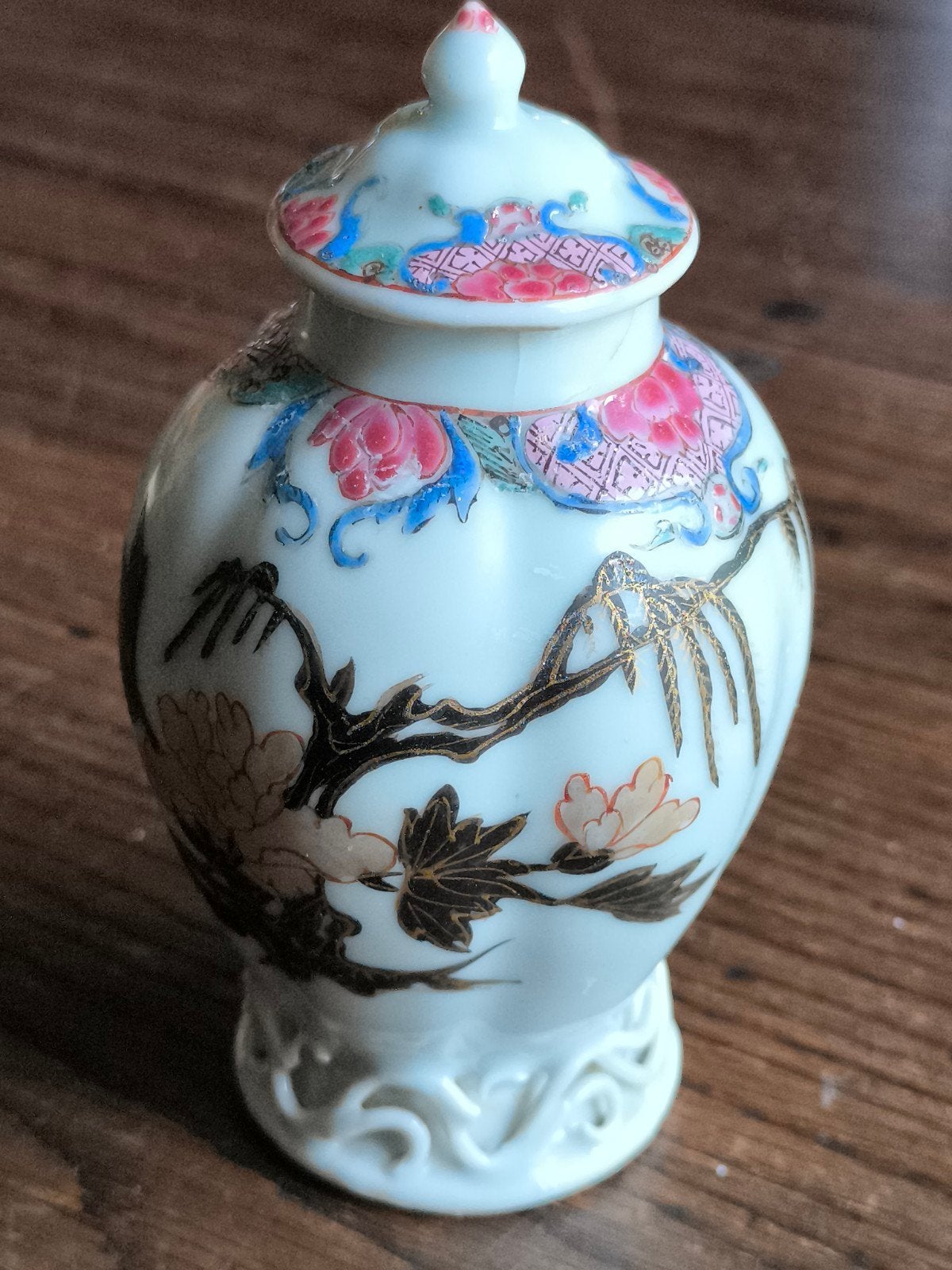 Antieke Chinese Porseleinen Theebus, ca. 1750, Ophalen of Verzenden