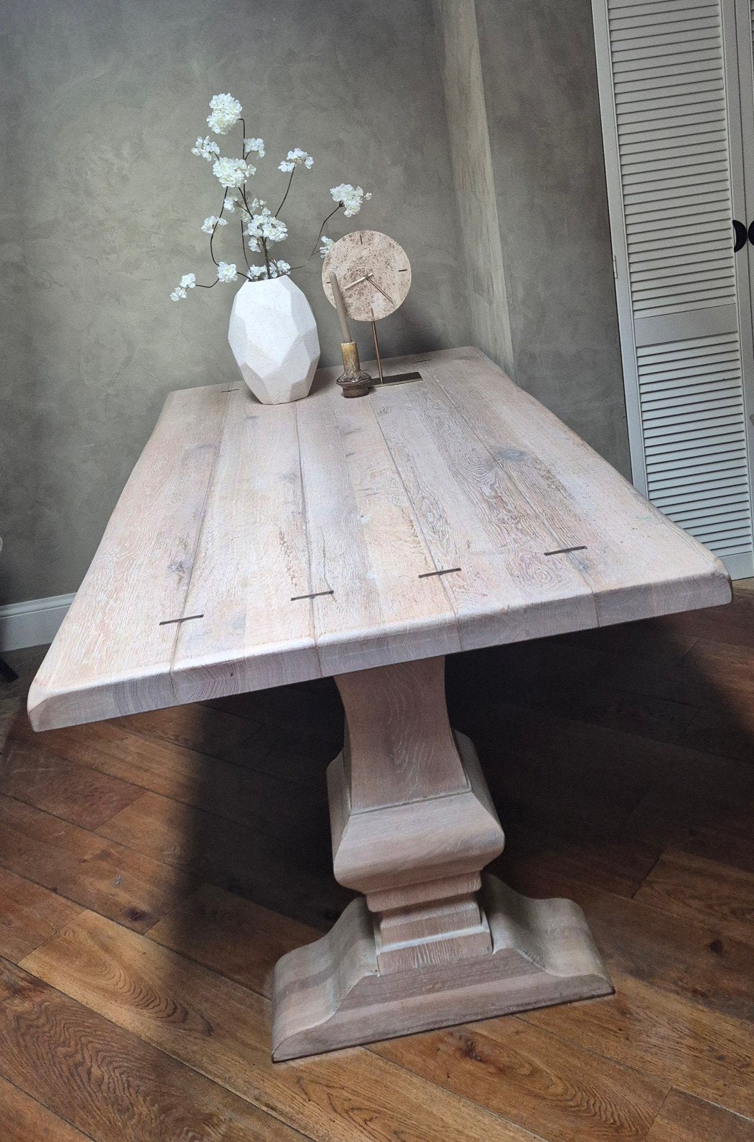 Prachtige kloostertafel, Ophalen, Rechthoekig, 200 cm of meer, 50 tot 100 cm