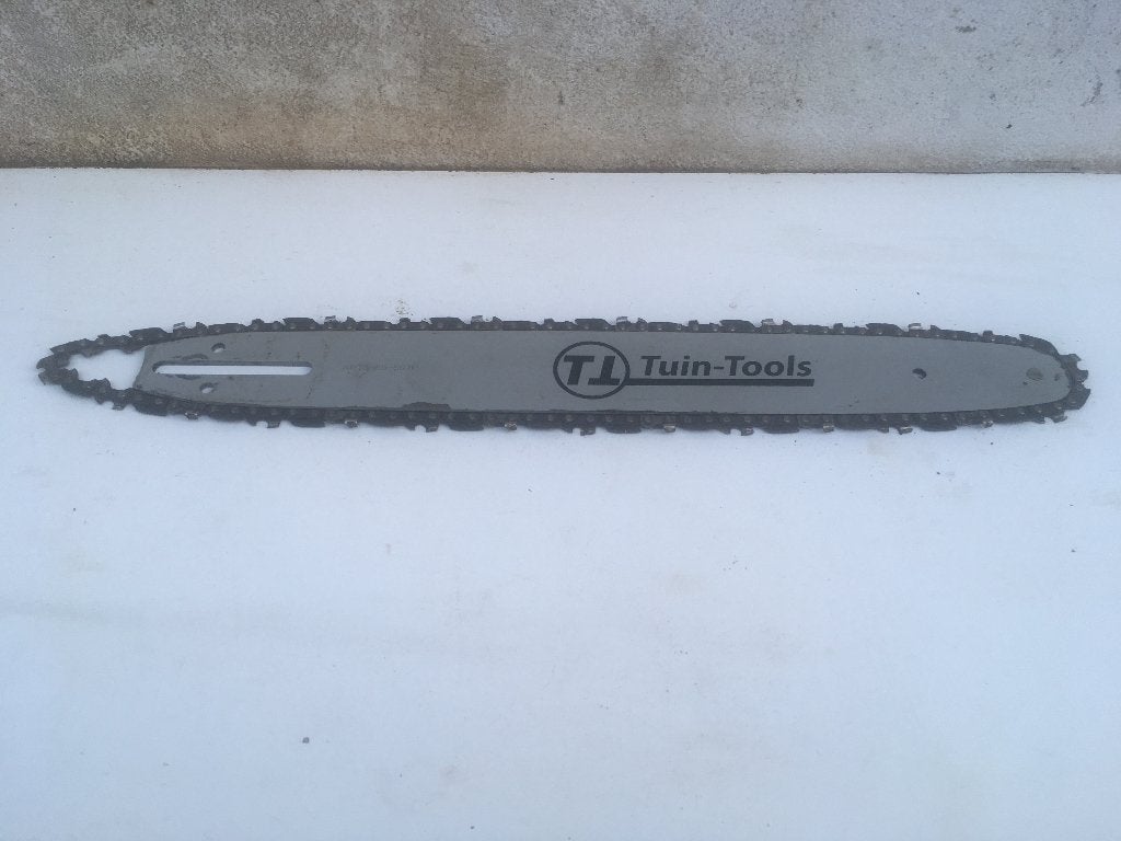 zaagblad 40cm met zaagketting voor dolmar makita husqvarna, Ophalen of Verzenden, Zo goed als nieuw