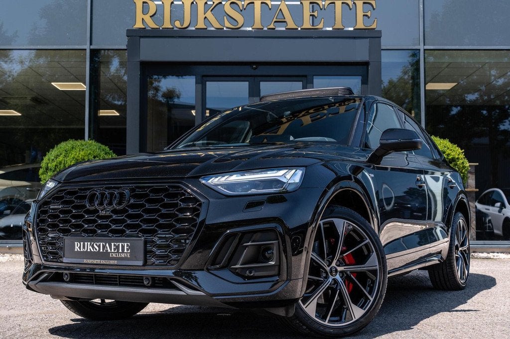 Audi Q5 Sportback 55 TFSI e S-Line Competition|PANO|RS SEATS, Auto's, Automaat, Gebruikt, 4 cilinders, Automatische klimaatregeling