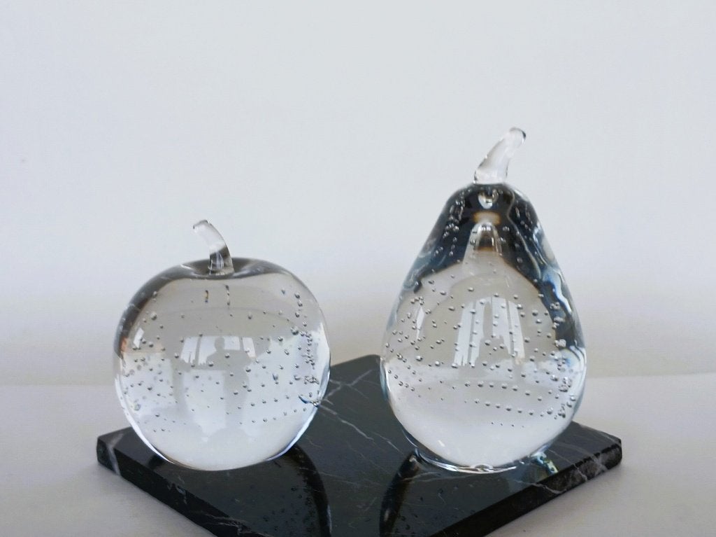 Appel en Peer Spijkerglas Artglass, Ophalen of Verzenden