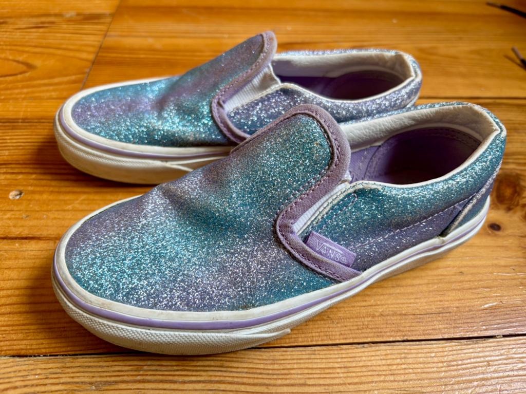 Vans mermaid glitter slip on mt 31, Ophalen of Verzenden, Gebruikt, Meisje, Schoenen