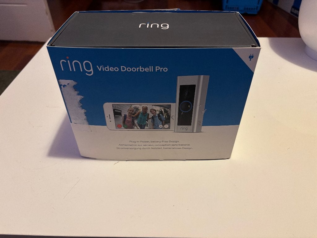Ring Video Doorbell Pro, Ophalen of Verzenden, Bewegingsdetectiesensor, Zo goed als nieuw, Bedraad