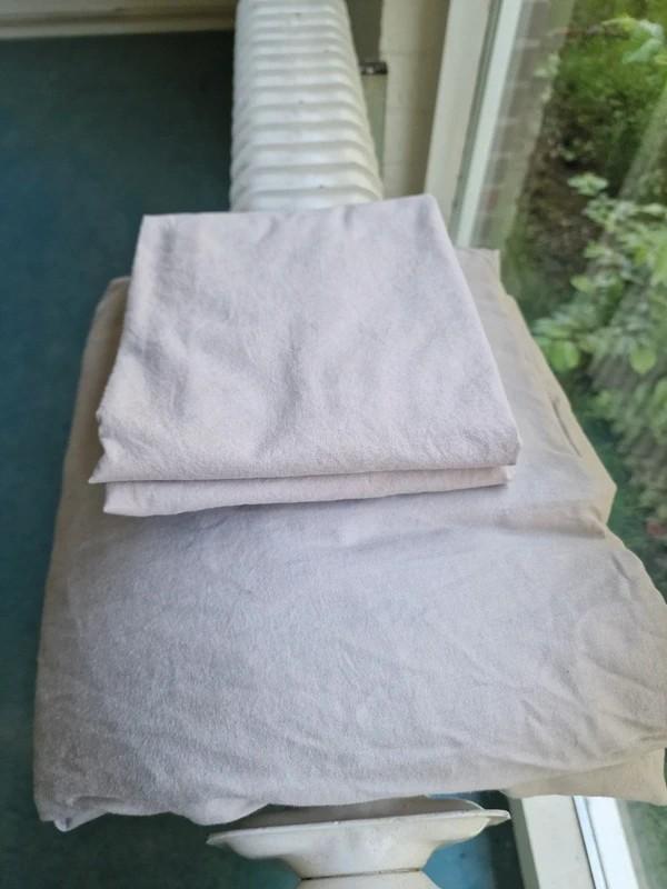 Beige Dekbedovertrek 200x200 Tweepersoons, Gebruikt, Beige, Dekbedovertrek, Tweepersoons