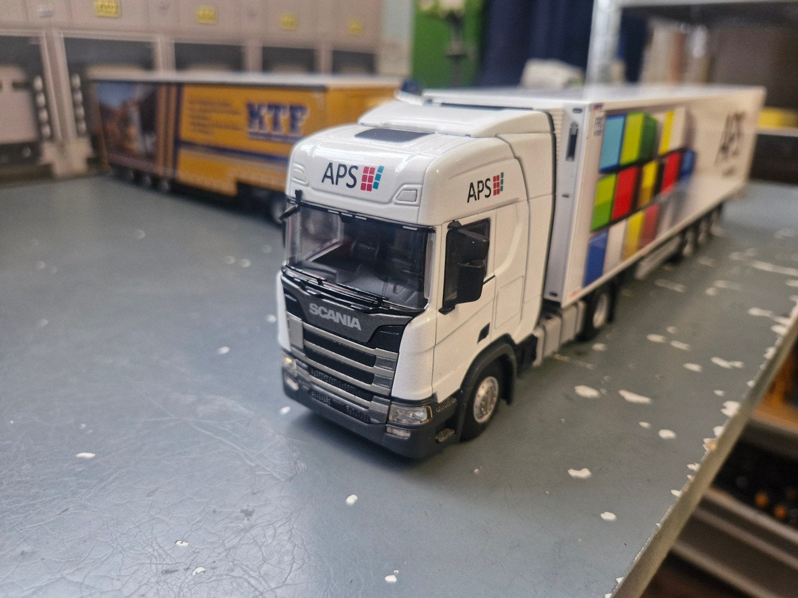 scania met koeltrailer wsi van APS, Ophalen of Verzenden