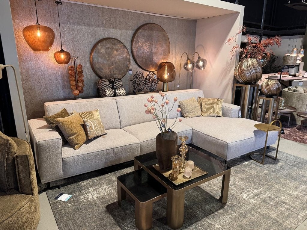 Hoekbank Sophie l Whoon l Room108 l van €2763,- voor €1599,-, Ophalen, Gebruikt, Hoekbank, 300 cm of meer