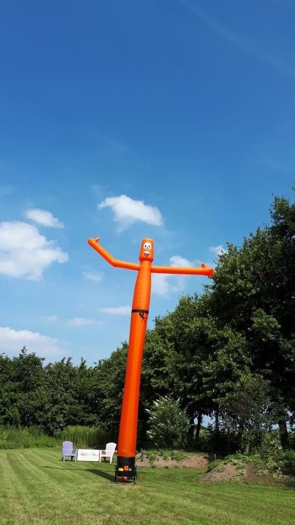 Oranje Skydancer 6 meter is ruim op voorraad, Hobby en Vrije tijd, Feestartikelen, Ophalen of Verzenden, Nieuw, Versiering, Oranje of Koningsdag
