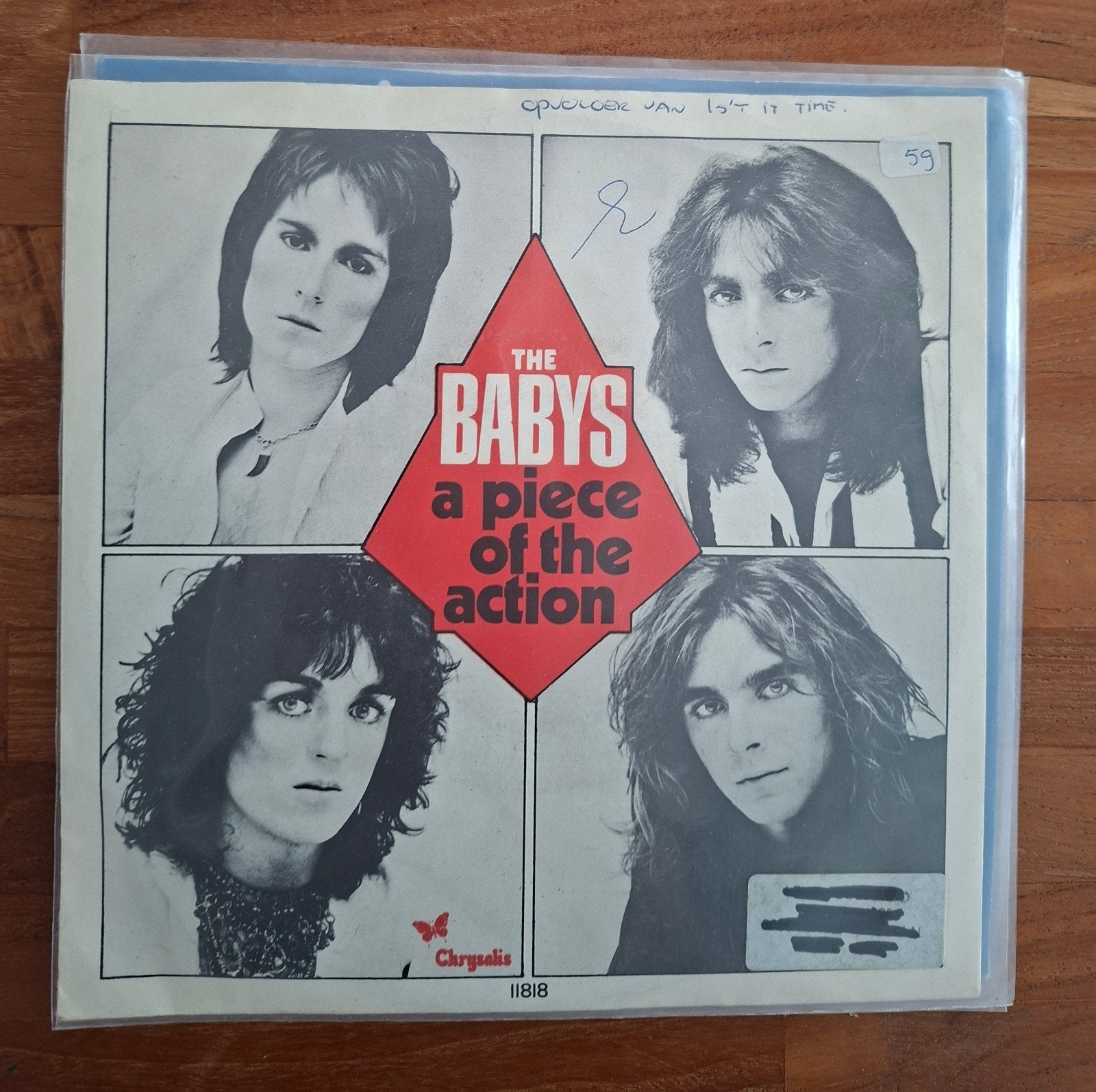 Babys - A piece of the action - Single is TOP, Ophalen of Verzenden, Gebruikt, 7 inch, Pop