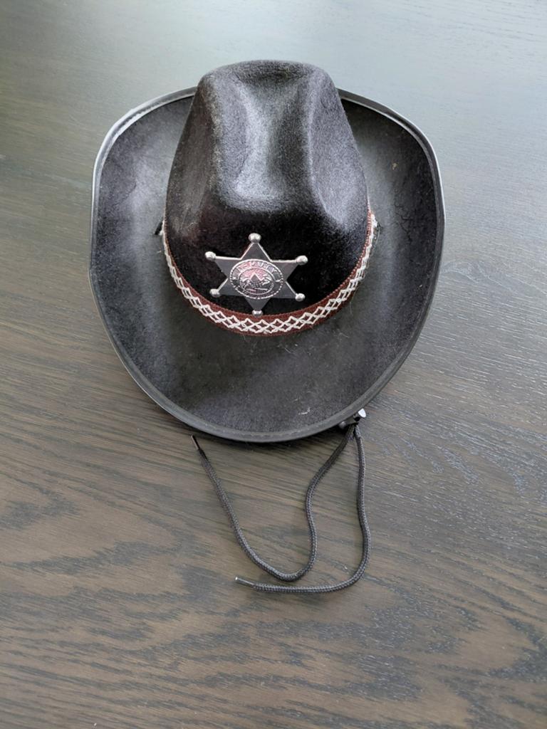 Zwarte Cowboyhoed met Sheriff Ster - Feest & Verkleed, Ophalen
