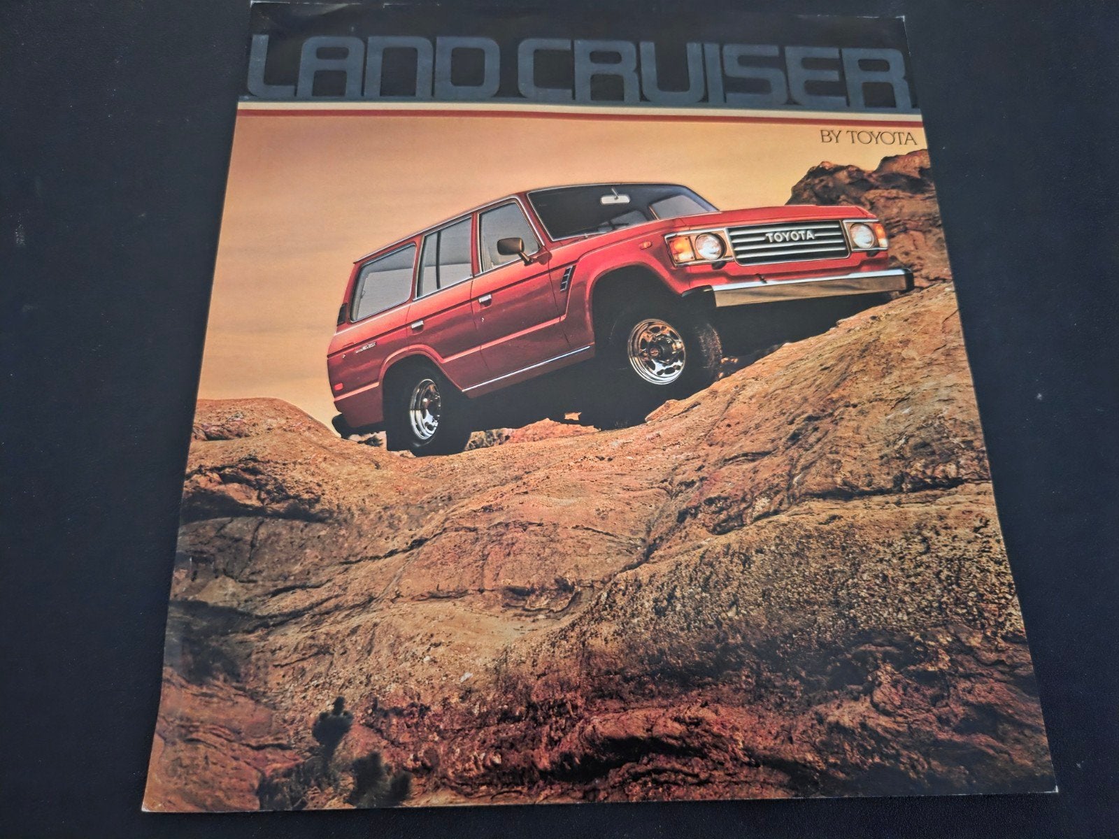 Leaflet Toyota Landcruiser 1985 USA, Ophalen of Verzenden, Zo goed als nieuw, Toyota