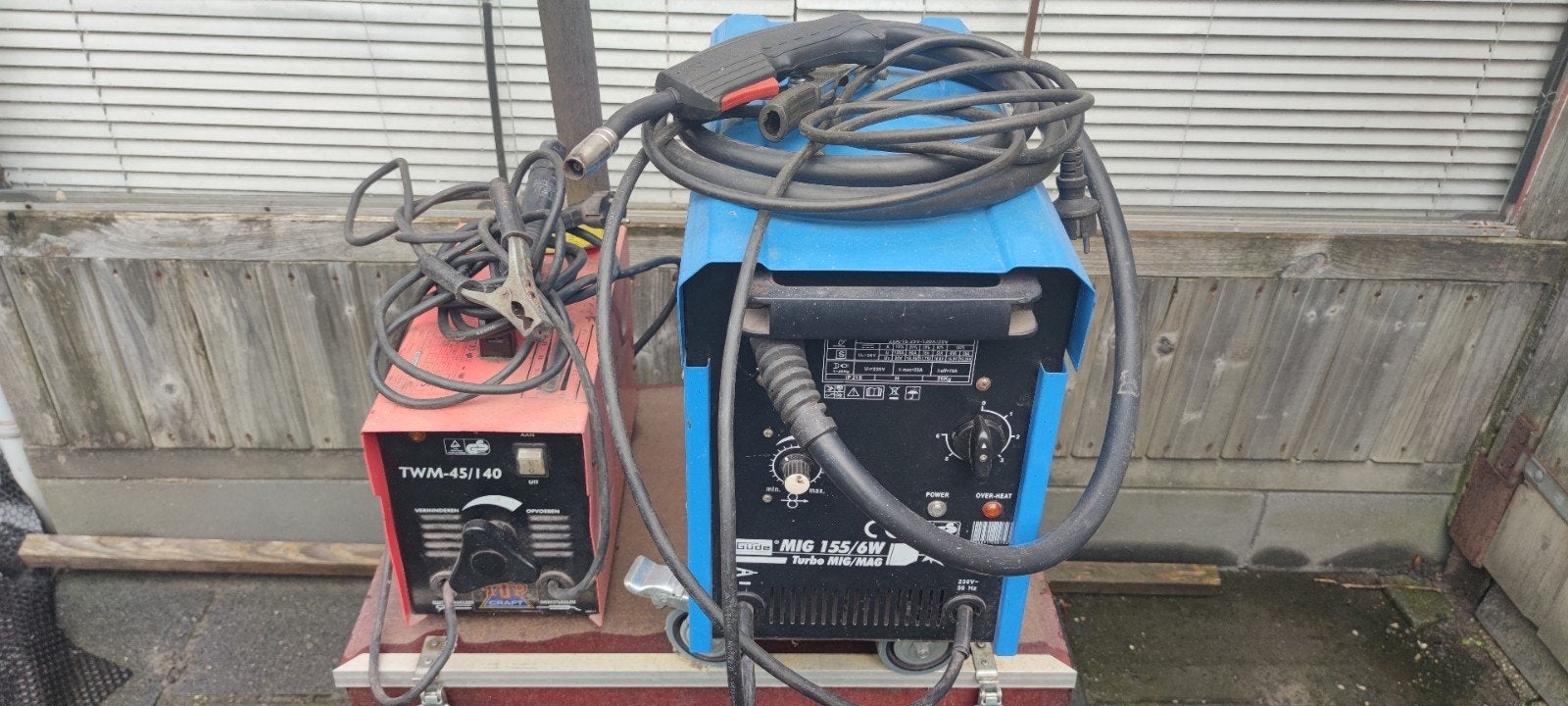 Güde MIG 155/6W en Top Craft TWM-45/140 Lasapparaten, Doe-het-zelf en Verbouw, Ophalen, Gebruikt, 150 tot 250 ampère, Co2