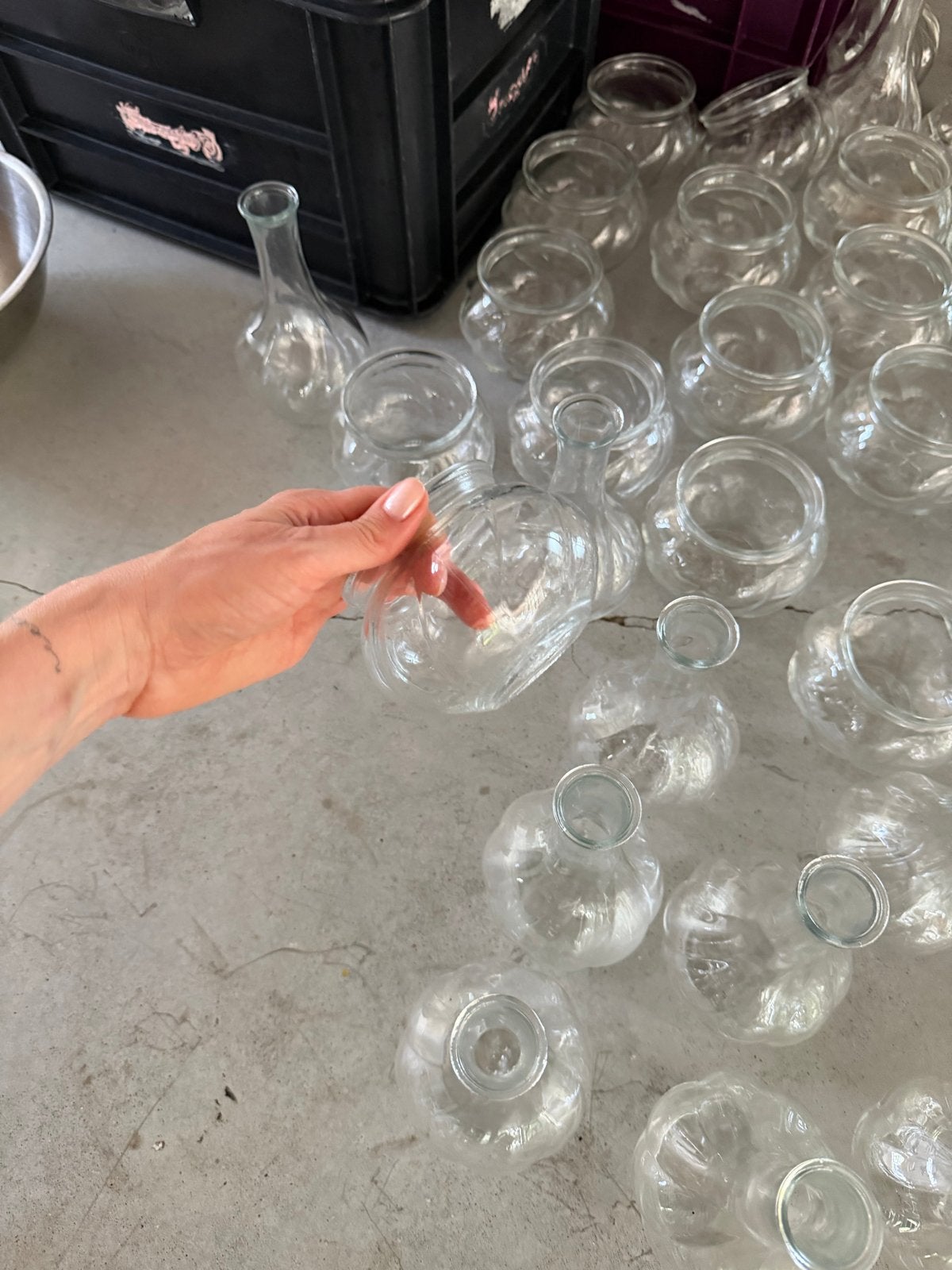 140x IKEA vaasjes voor bruiloft of decoratie, 1x gebruikt, Huis en Inrichting, Woonaccessoires | Vazen, Ophalen, Zo goed als nieuw