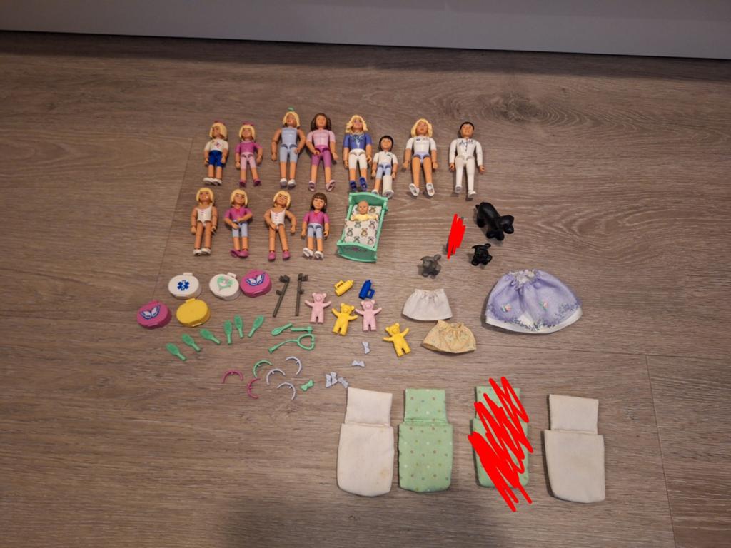 Lego belville poppetjes, Kinderen en Baby's, Speelgoed | Duplo en Lego, Ophalen of Verzenden, Gebruikt, Losse stenen, Lego