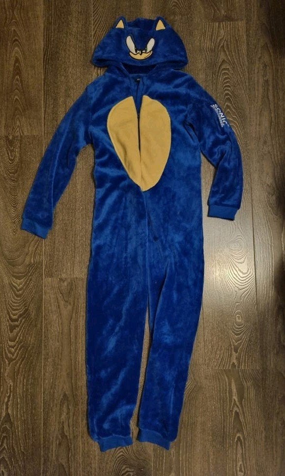 Sonic the Hedgehog Onesie - Maat 158, 12-13 jaar., Ophalen of Verzenden, Zo goed als nieuw, 158 t/m 164, Jongen of Meisje