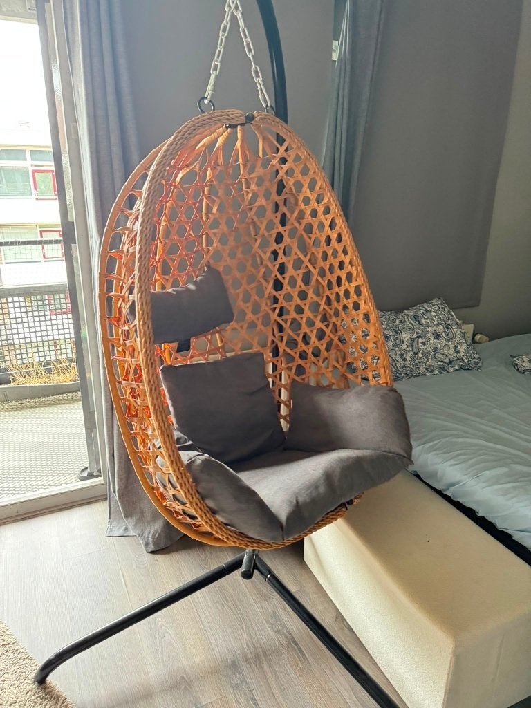 Egg chair, Ophalen, Bruin, Nieuw, Eén