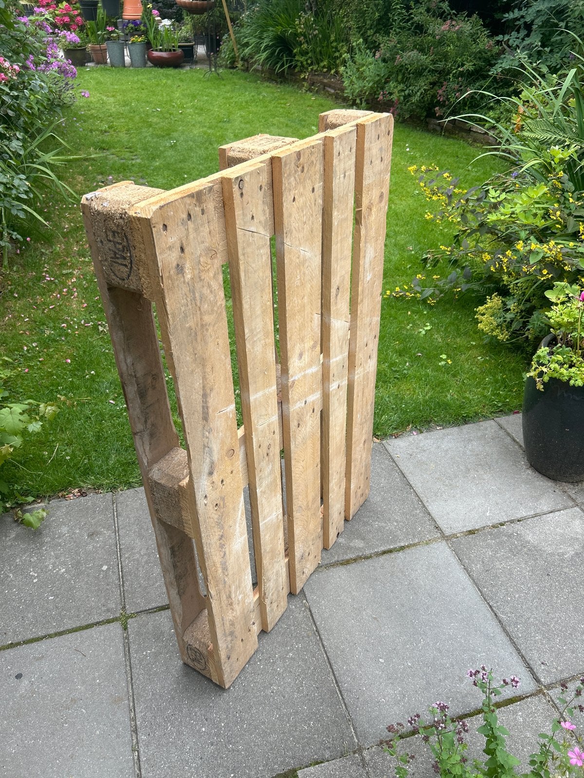 Gratis 1 Europallet - ophalen, Doe-het-zelf en Verbouw, Hout en Planken, Ophalen, Gebruikt, 50 mm of meer, Pallet