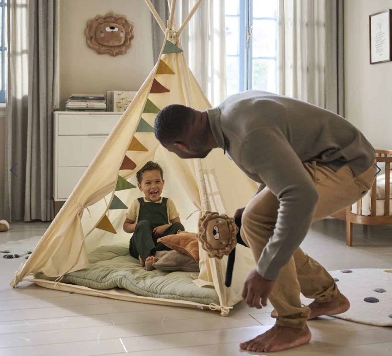 Petite Amelie tipi tent, Eén persoon, Ticket of Toegangskaart