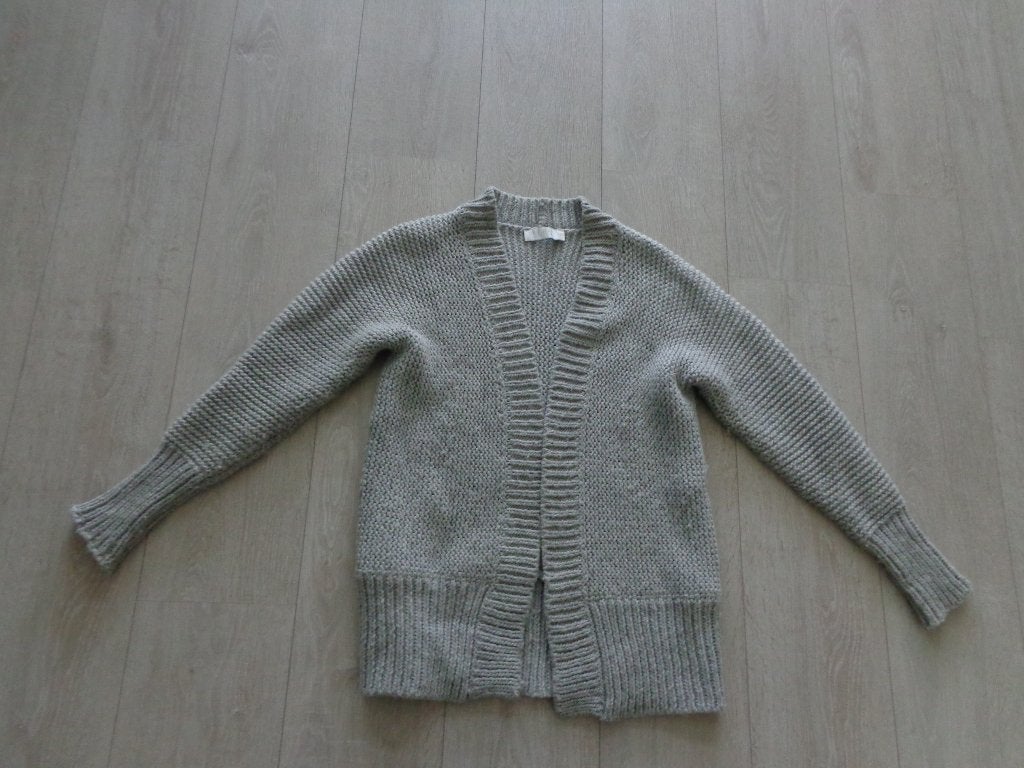 mooi grijs damesvest van BY-BAR, maat L, Ophalen of Verzenden, Gedragen, Maat 42/44 (L), Grijs