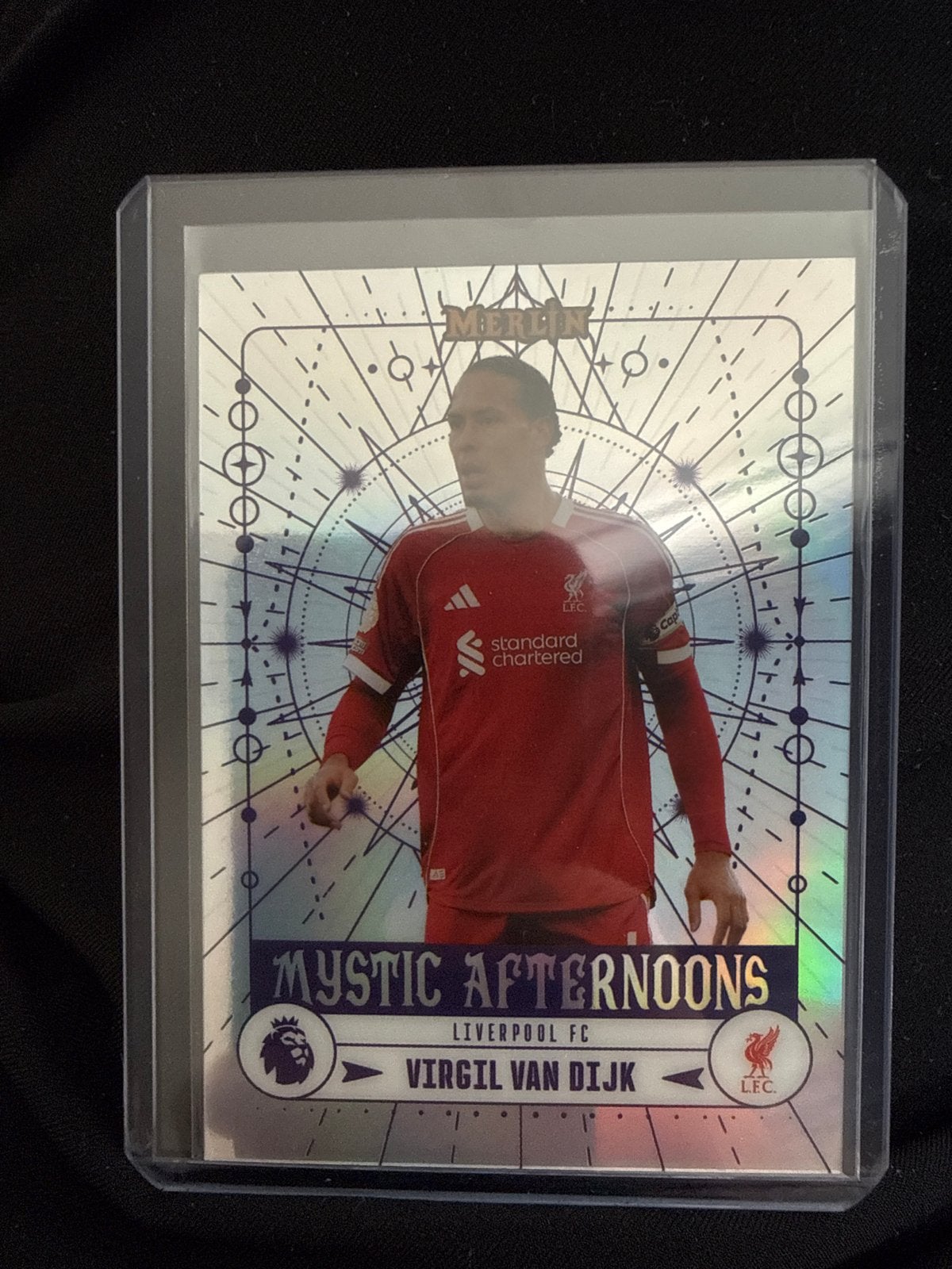 Virgil van Dijk Liverpool FC Merlin Mystic Afternoons, Verzenden, Nieuw, Losse kaart, Foil