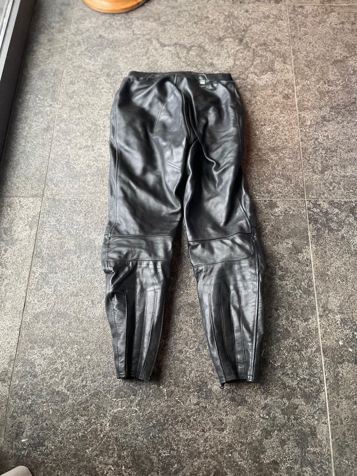 Motorbroek dames 40 MQP BC leer zwart, Verzenden, Tweedehands, Dames, Broek | leer