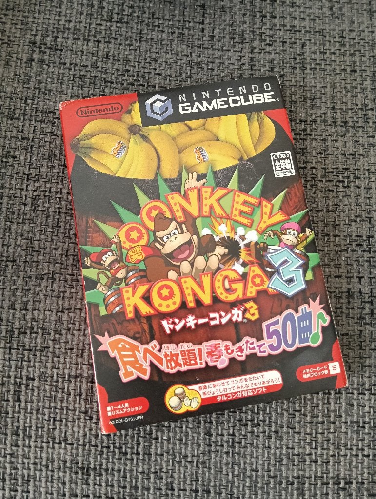 [GameCube] Donkey Konga 3 (Japans), Muziek, Gebruikt, Eén computer, Ophalen of Verzenden