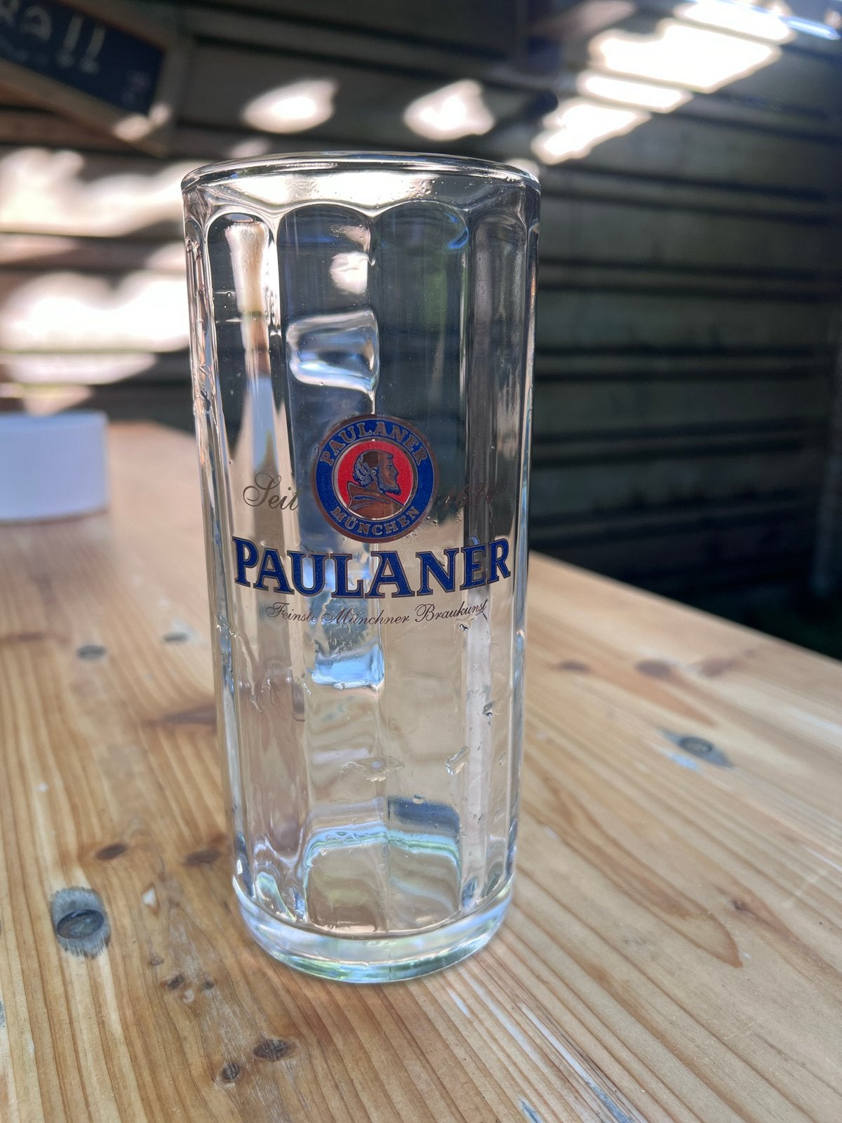 Paulaner Bierpul - Zo goed als nieuw, Ophalen, Zo goed als nieuw, Overige merken, Glas