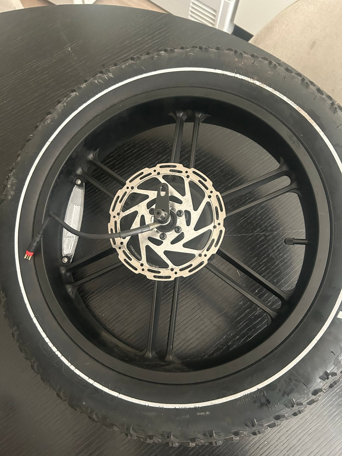Kenda Fatbike achterwiel met motor en schijfrem, Wiel, Ophalen of Verzenden, Zo goed als nieuw, Fatbike