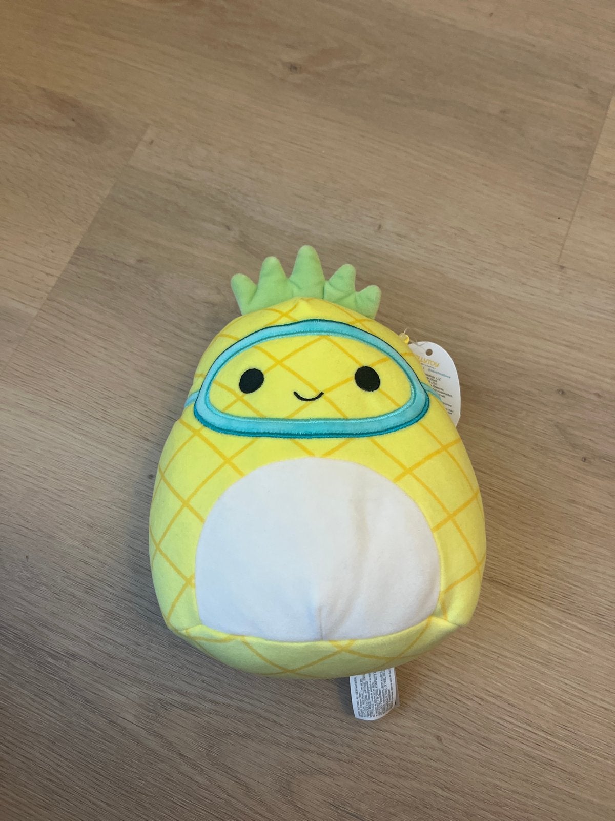 Squishmallow Maui Ananas Knuffel - Zo goed als nieuw, Overige typen, Ophalen of Verzenden, Middelgroot (20 tot 80 cm), Squishmallow