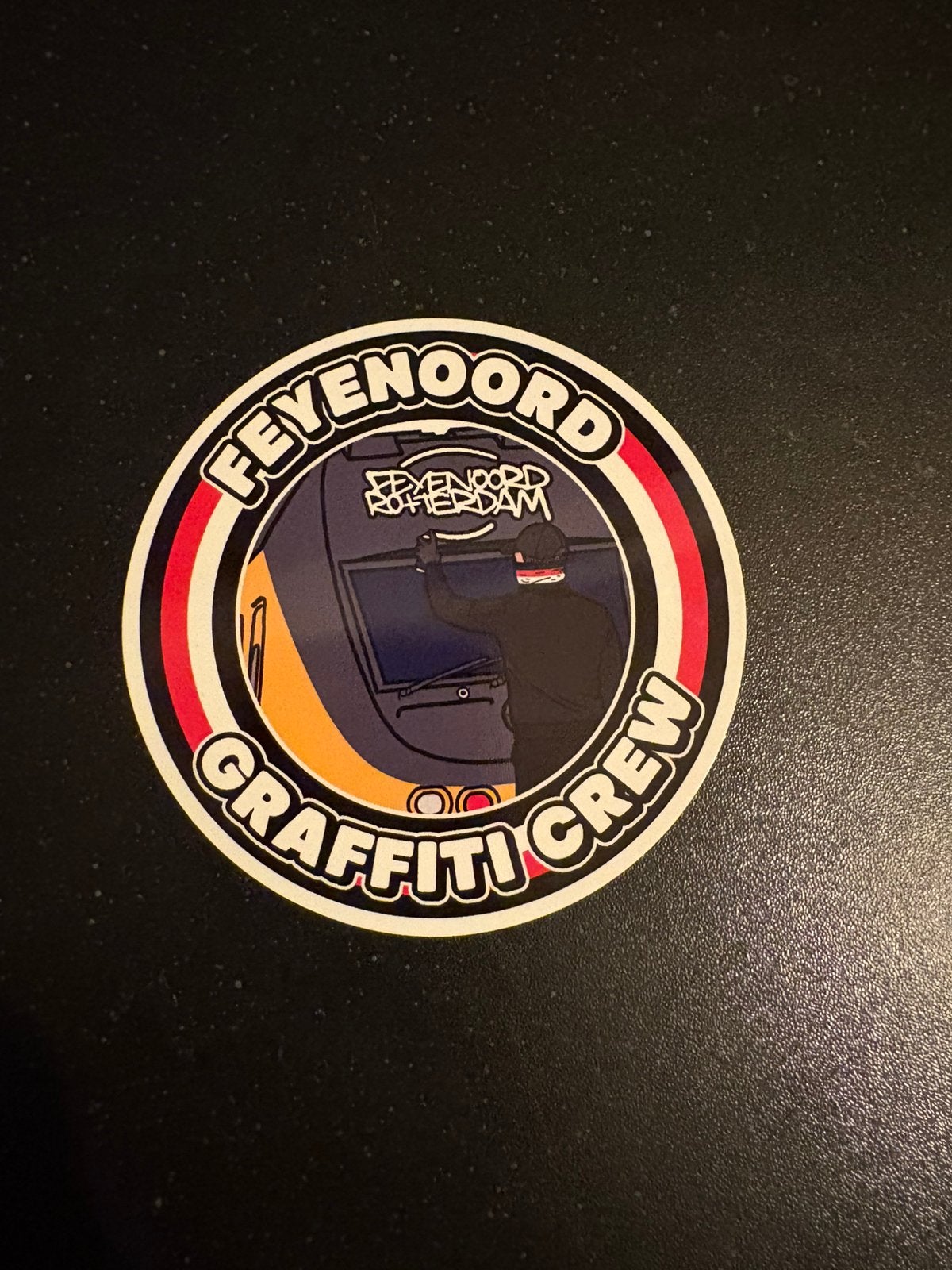 Feyenoord sticker, Ophalen of Verzenden, Zo goed als nieuw, Sport