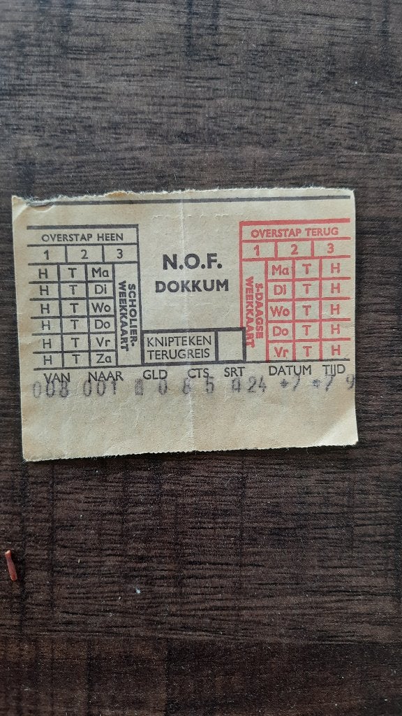 oude buskaartjes, Verzamelen, Ophalen of Verzenden, Gebruikt