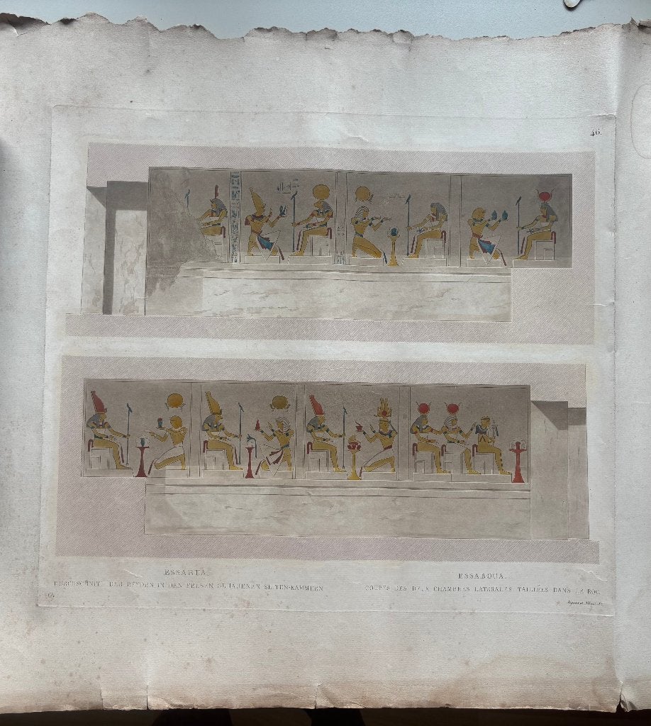 Tempel Wadi es- Sebua, Egypte, Ophalen of Verzenden, Klassiek, Print, Overige onderwerpen